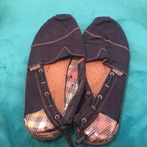bobs navy flats